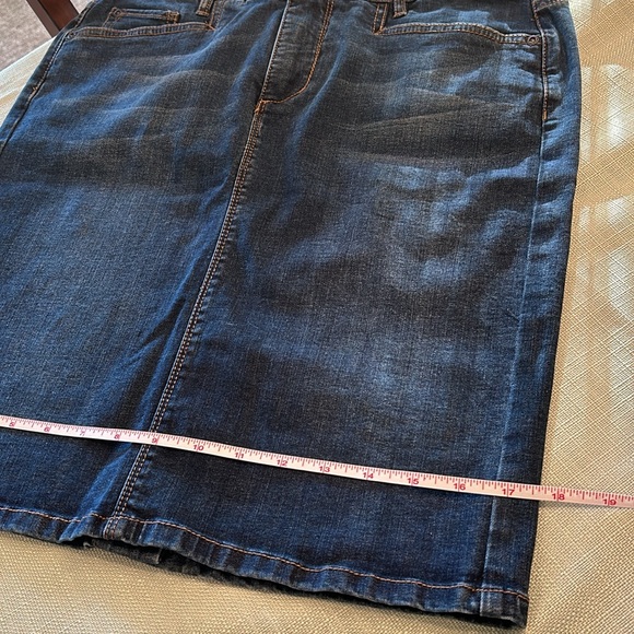 J.Jill Denim Skirt 4 - Picture 10 of 11